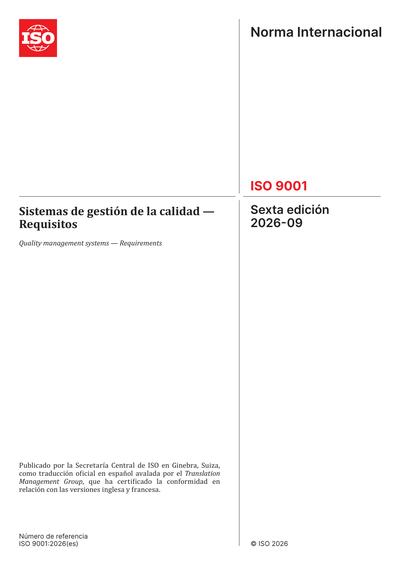 Standards PDF Cover Page